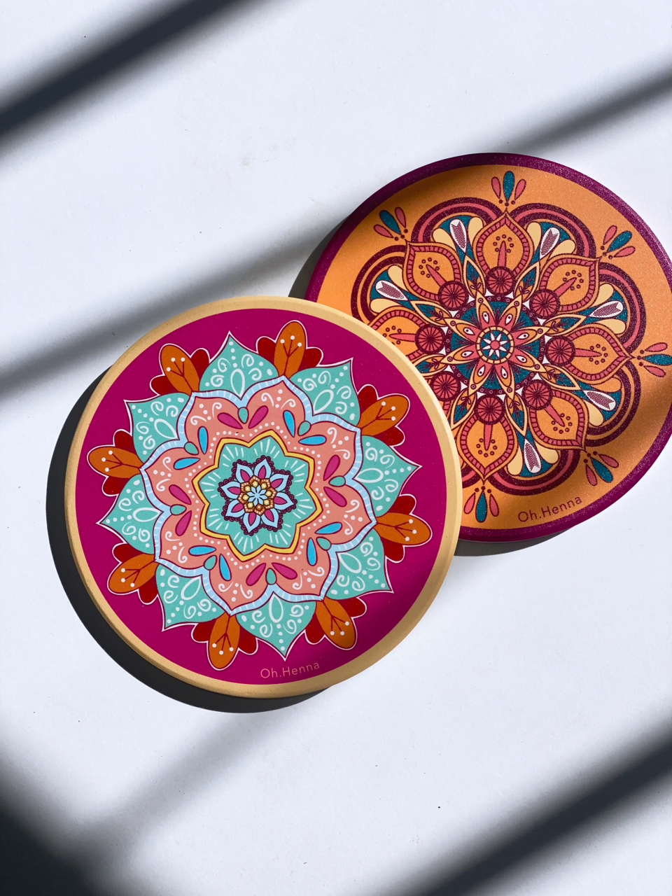 Absorbent Ceramic Coaster - Birthday gift set